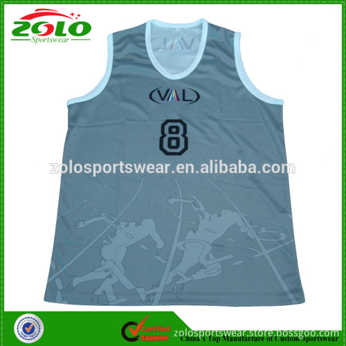 Adult Good Quality Sublimated Running Singlet